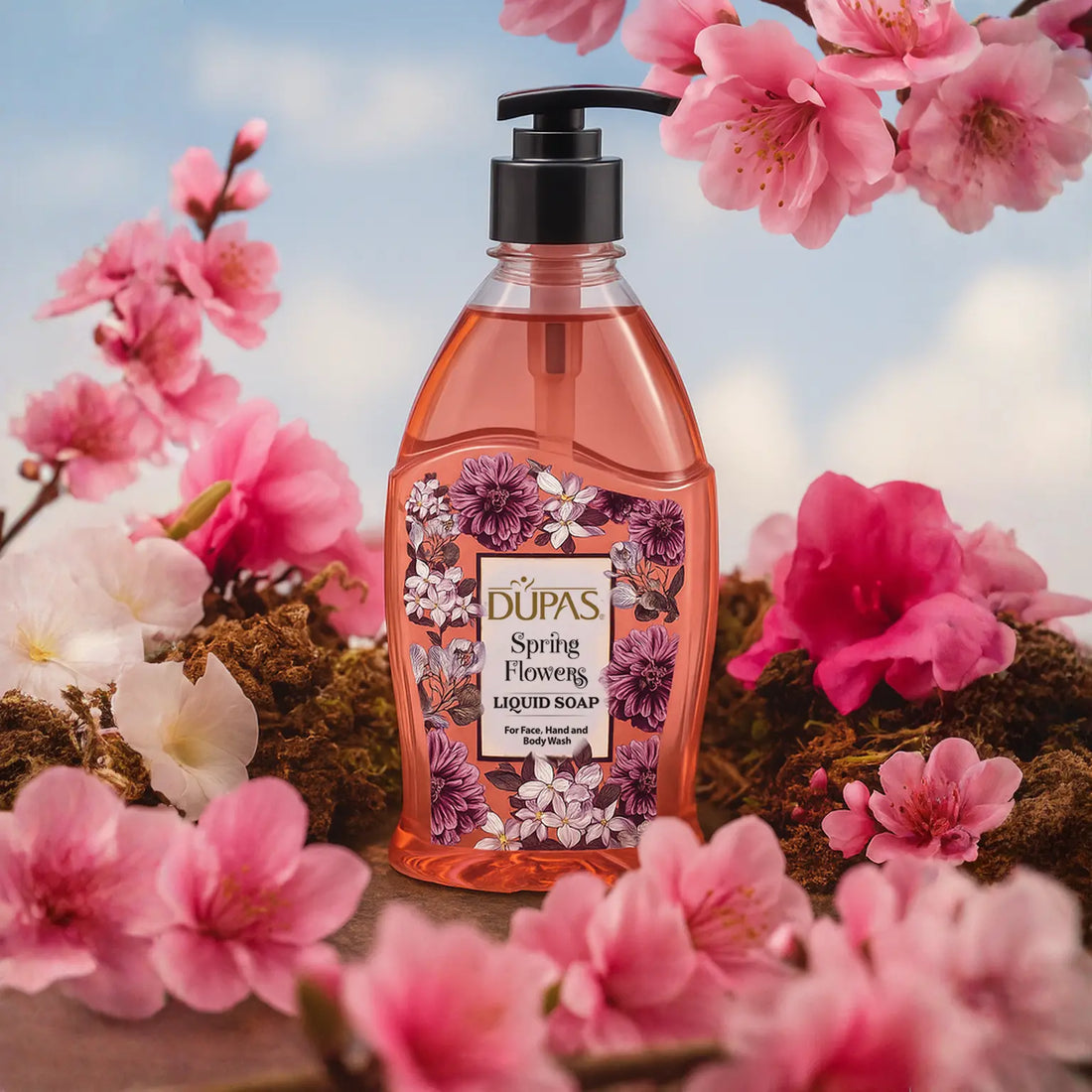 Dupas Spring Flower Liquid Hand Soap (300ml)