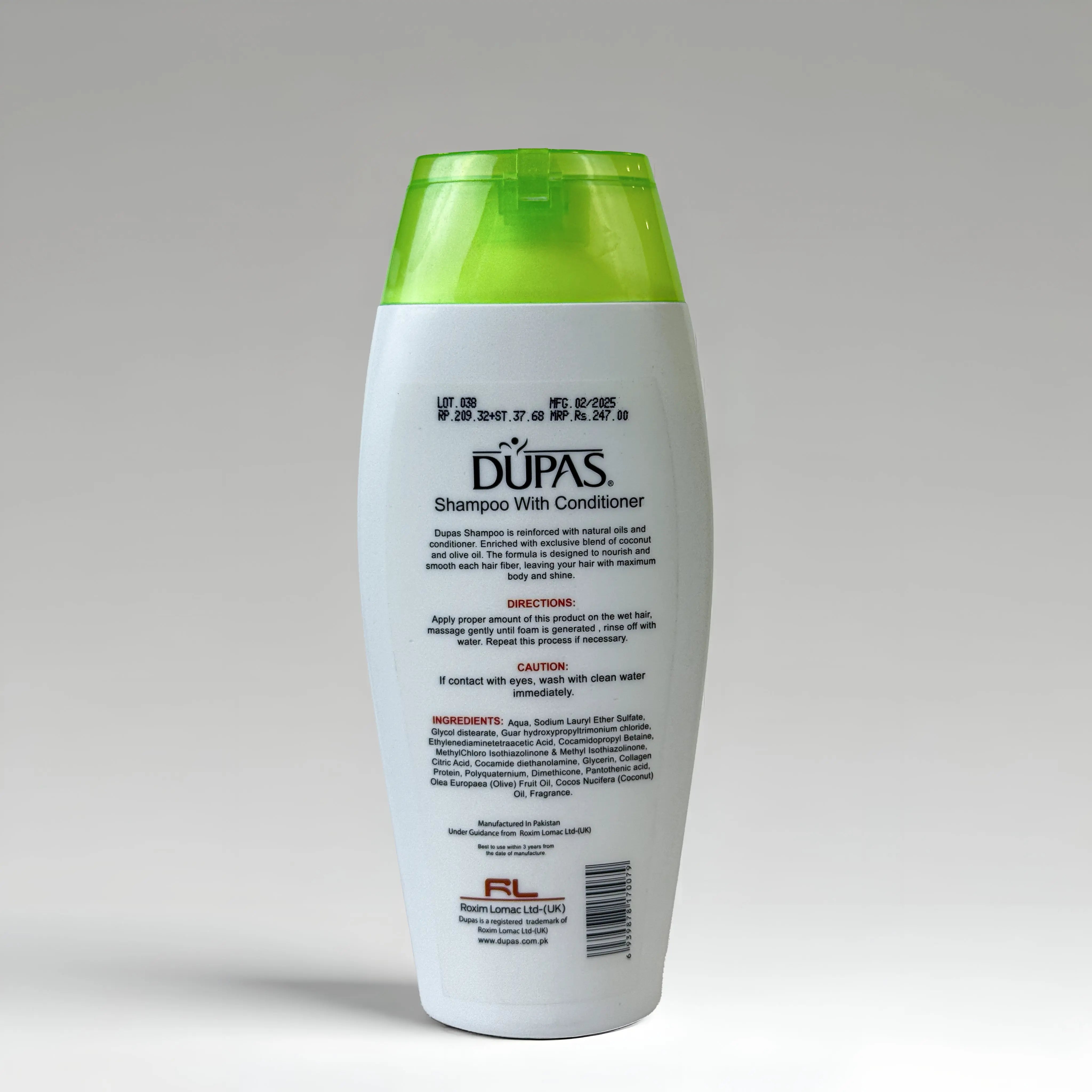 Dupas Shampoo with Conditioner (200ml)